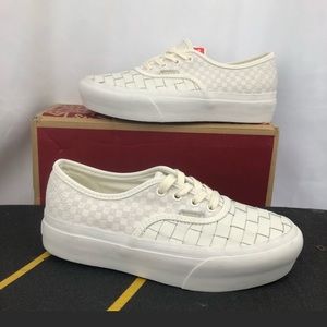 Vans Woven Leather Platform
